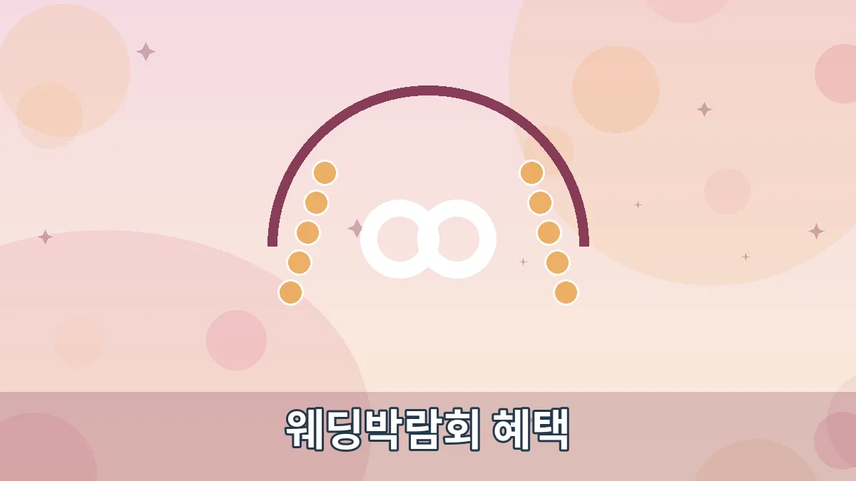 웨딩박람회 혜택 안내 이미지 1