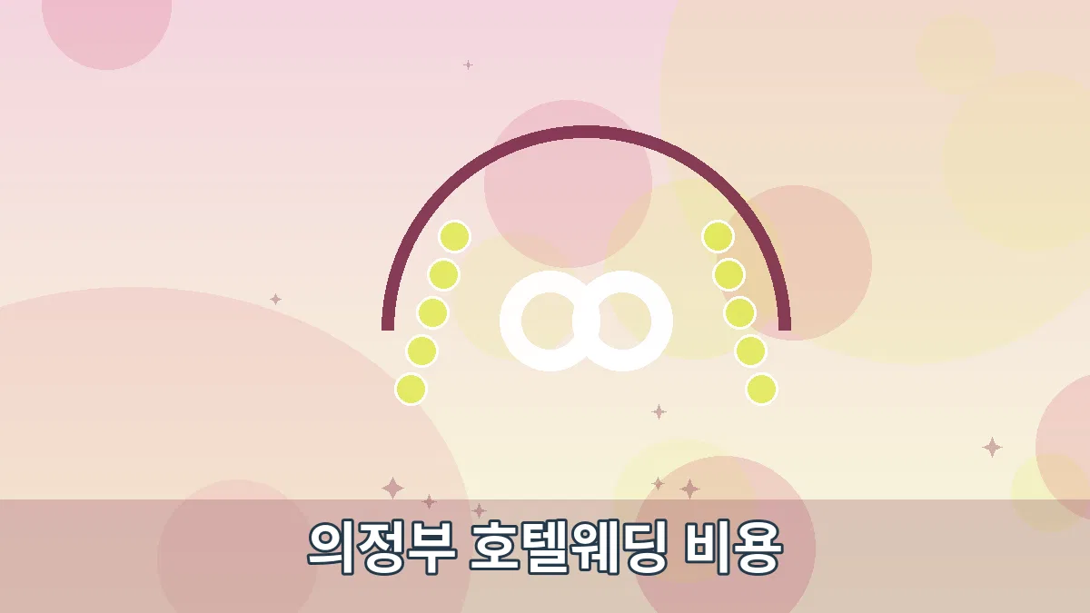 의정부 호텔웨딩 비용 안내 이미지 2