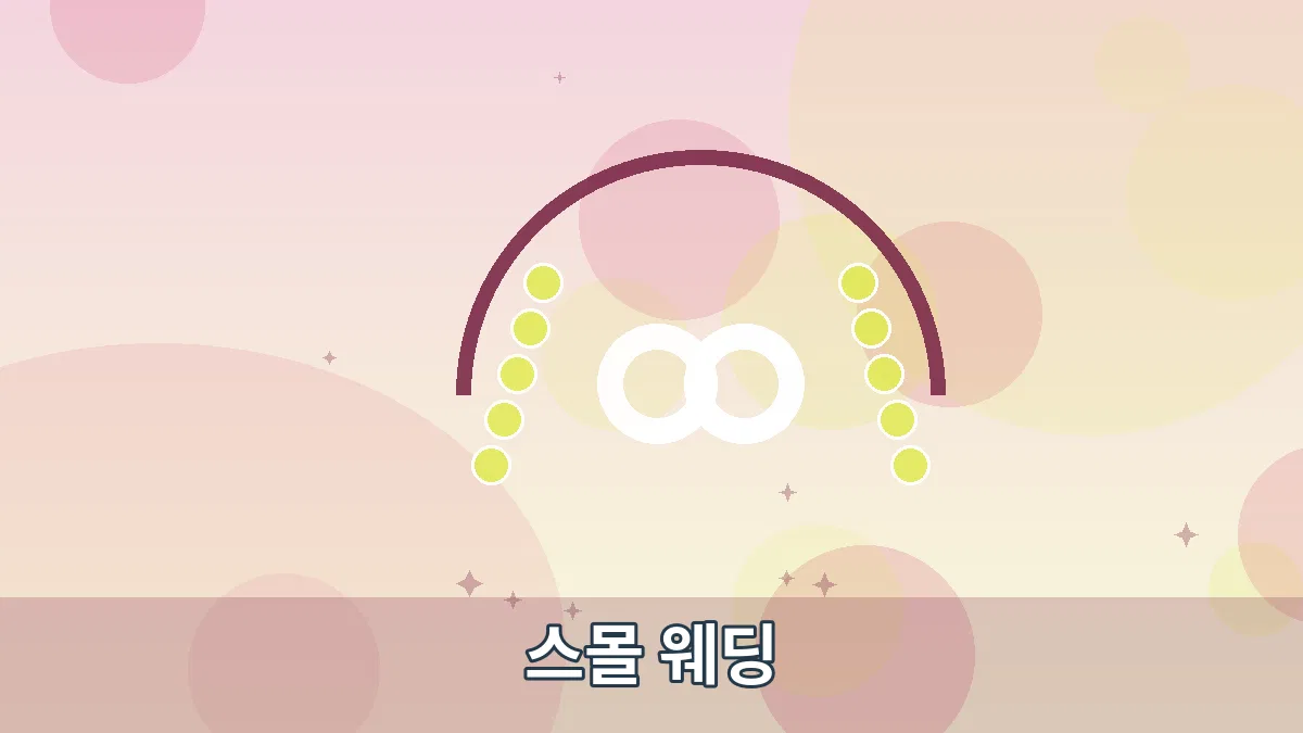 스몰 웨딩 안내 이미지 2