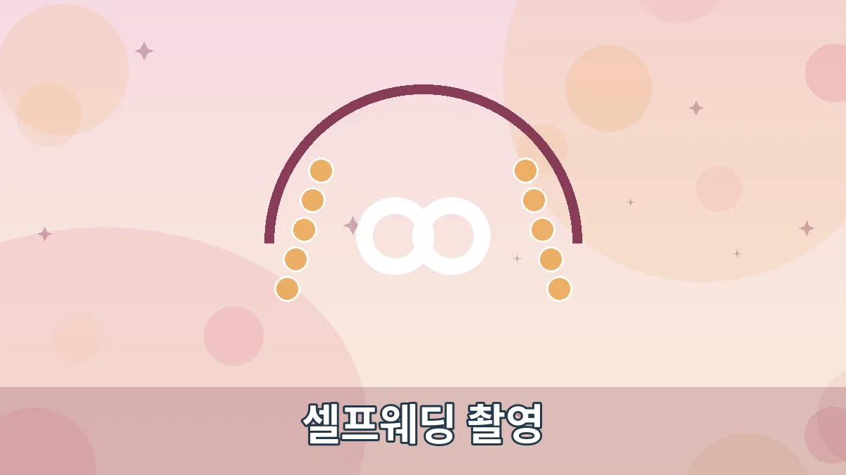 셀프웨딩 촬영 안내 이미지 1
