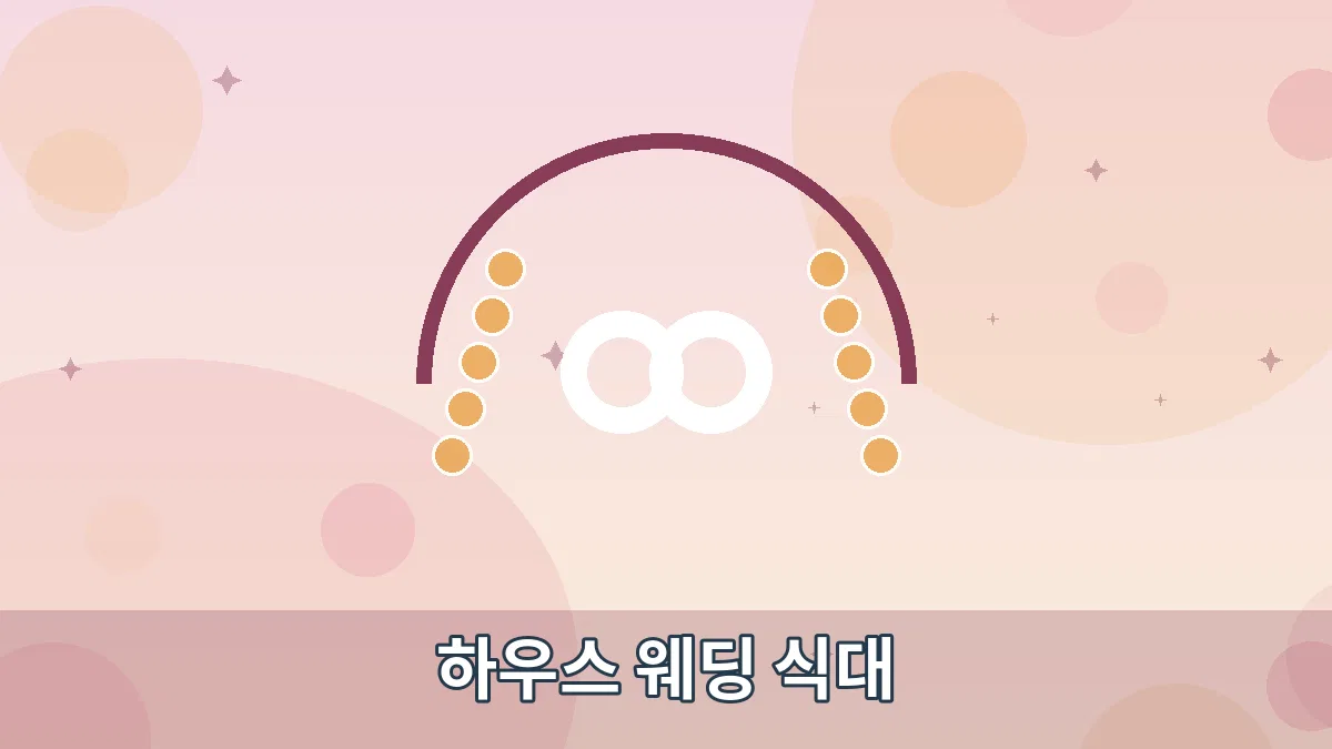 하우스 웨딩 식대 안내 이미지 1