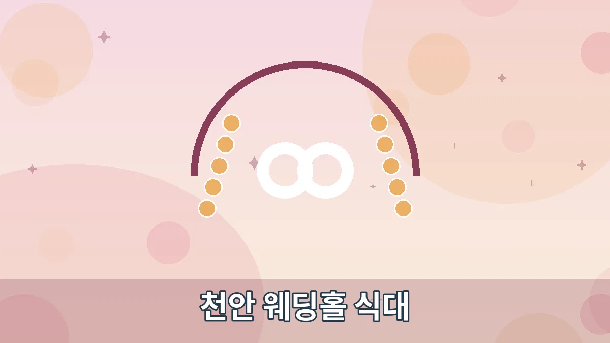 천안 웨딩홀 식대 안내 이미지 1