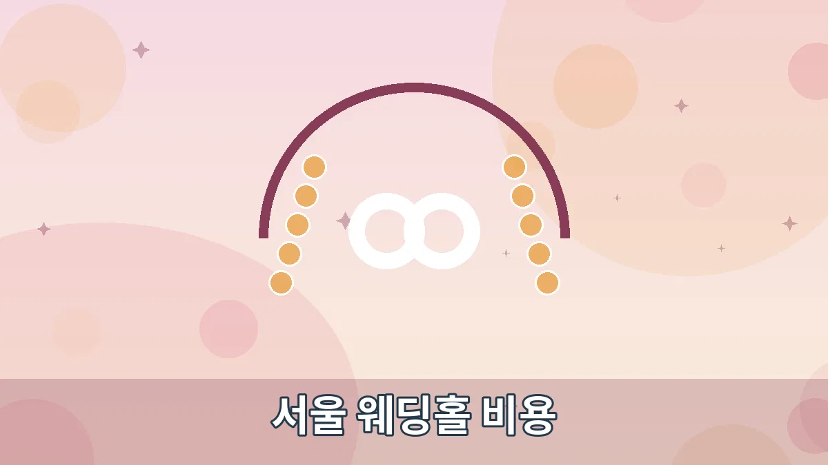 서울 웨딩홀 비용 안내 이미지 1