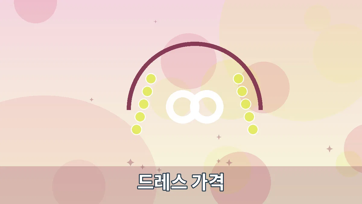 드레스 가격 안내 이미지 2